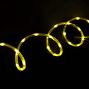 Sejllys med 120 LED'er Varm hvid 5 m PVC
