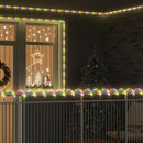 Sejllys med 240 LED'er Flerfarvet 10 m PVC