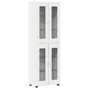 Highboard FLORIN 60 x 35 x 182 cm Hvid Konstrueret træ