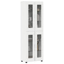 Highboard FLORIN 60 x 35 x 182 cm Hvid Konstrueret træ