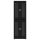 Highboard FLORIN 60 x 35 x 182 cm Sort Konstrueret træ