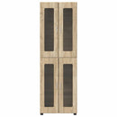 Highboard FLORIN 60 x 35 x 182 cm Sonoma eg Konstrueret træ