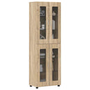 Highboard FLORIN 60 x 35 x 182 cm Sonoma eg Konstrueret træ