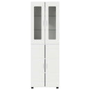 Highboard FLORIN 60 x 35 x 182 cm Hvid Konstrueret træ