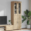 Highboard FLORIN 60 x 35 x 182 cm Sonoma eg Konstrueret træ
