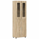 Highboard FLORIN 60 x 35 x 182 cm Sonoma eg Konstrueret træ