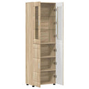 Highboard FLORIN 60 x 35 x 182 cm Sonoma eg Konstrueret træ