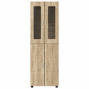 Highboard FLORIN 60 x 35 x 182 cm Sonoma eg Konstrueret træ
