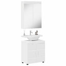 Badeværelsesmøbel sæt TULUM 2 pcs Hvid 60 x 34 x 63 cm
