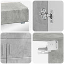 Badeværelsesmøbel sæt TULUM 2 pcs Beton Grå 60 x 34 x 63 cm