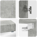 Badeværelsesmøbel sæt TULUM 3 pcs Beton Grå 60 x 34 x 63 cm