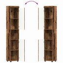 Badeværelsesmøbel sæt TULUM 3 pcs Gammelt træ 60 x 34 x 63 cm