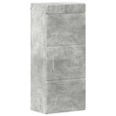 Badeværelsesmøbel sæt TULUM 4 pcs Beton Grå 60 x 34 x 63 cm