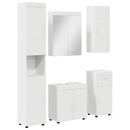 Badeværelsesmøbel sæt TULUM 5 pcs Hvid 60 x 34 x 63 cm