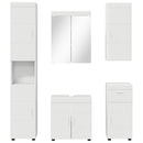Badeværelsesmøbel sæt TULUM 5 pcs Hvid 60 x 34 x 63 cm
