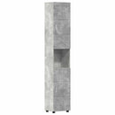 Badeværelsesmøbel sæt TULUM 5 pcs Beton Grå 60 x 34 x 63 cm