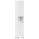 Badeværelsesmøbel sæt TULUM 5 pcs Høj gloss hvid