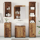 Badeværelsesmøbel sæt TULUM 5 pcs Gammelt træ 60 x 34 x 63 cm