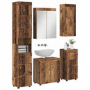 Badeværelsesmøbel sæt TULUM 5 pcs Gammelt træ 60 x 34 x 63 cm