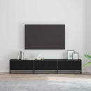 TV Enheder 210 x 35 x 41 cm Sort eg Konstrueret træ