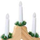Julelys bro 7 LED'er Varm hvid 39.5 x 5 x 29 cm