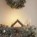 Julelys bro 7 LED'er Varm hvid 39.5 x 5 x 29 cm