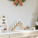 Julelys bro 7 LED'er Varm hvid 39.5 x 5 x 29 cm