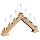 Julelys bro 7 LED'er Varm hvid 39.5 x 5 x 29 cm
