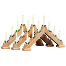 Julelys bro 3 stk. 7 LED'er Varm hvid 39.5 x 5 x 29 cm