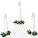 Julelys bro 7 LED'er Varm hvid 39.5 x 5 x 29 cm