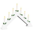 Julelys bro 7 LED'er Varm hvid 39.5 x 5 x 29 cm