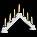 Julelys bro 7 LED'er Varm hvid 39.5 x 5 x 29 cm