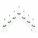 Julelys bro 7 LED'er Varm hvid 39.5 x 5 x 29 cm