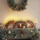 Julelys Bue med 10 LED Lys 3 stk. LED'er Varm hvid