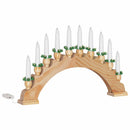 Julelys Bue med 10 LED Lys 3 stk. LED'er Varm hvid