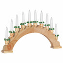 Julelys Bue med 10 LED Lys 3 stk. LED'er Varm hvid