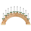 Julelys Bue med 10 LED Lys 3 stk. LED'er Varm hvid