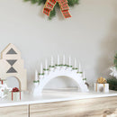 Julelys Bue med 10 LED Lys LED'er Varm hvid 47 x 5 x 29 cm