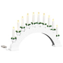 Julelys Bue med 10 LED Lys LED'er Varm hvid 47 x 5 x 29 cm