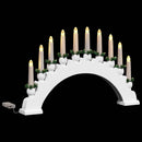 Julelys Bue med 10 LED Lys LED'er Varm hvid 47 x 5 x 29 cm