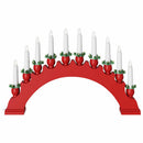 Julelys Bue med 10 LED Lys 3 stk. LED'er Varm hvid
