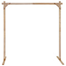 Bryllupsbue Lys Brun 225 x 95 x 226 cm Massivt fyrretræ