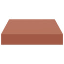Væghylde Vægmonteret 2 pcs Rød 23 x 23,5 x 4 cm Konstrueret træ