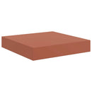 Væghylde Vægmonteret 4 pcs Rød 23 x 23,5 x 4 cm Konstrueret træ