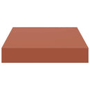 Væghylde Vægmonteret 4 pcs Rød 23 x 23,5 x 4 cm Konstrueret træ