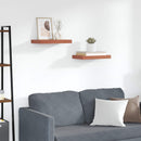 Væghylde Vægmonteret 2 pcs Rød 40 x 23,5 x 4 cm Konstrueret træ