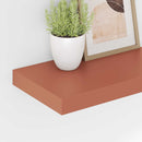 Væghylde Vægmonteret 4 pcs Rød 40 x 23,5 x 4 cm Konstrueret træ