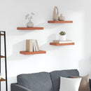 Væghylde Vægmonteret 4 pcs Rød 40 x 23,5 x 4 cm Konstrueret træ