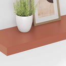 Væghylde Vægmonteret Rød 60 x 23 x 4 cm Konstrueret træ