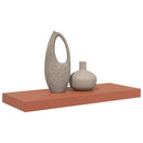 Væghylde Vægmonteret Rød 60 x 23 x 4 cm Konstrueret træ